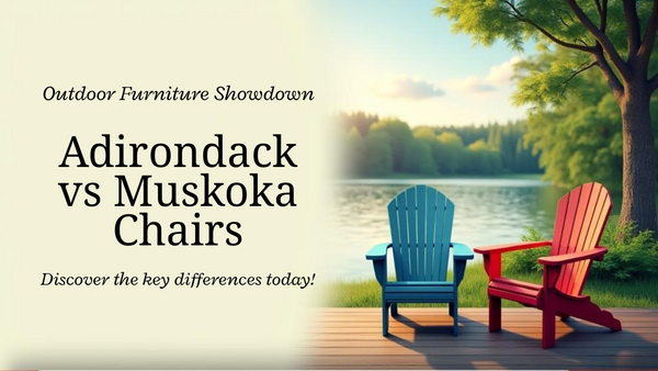 Adirondack Chair vs Muskoka Chair: Key Differences Explained